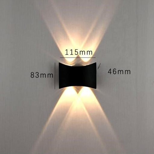 Modern Wall Lamp Up-Down Curve Shape