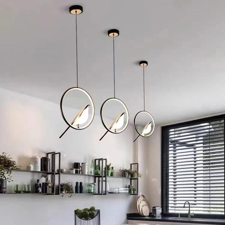 Nordic Creative Bird Led Pendant Light