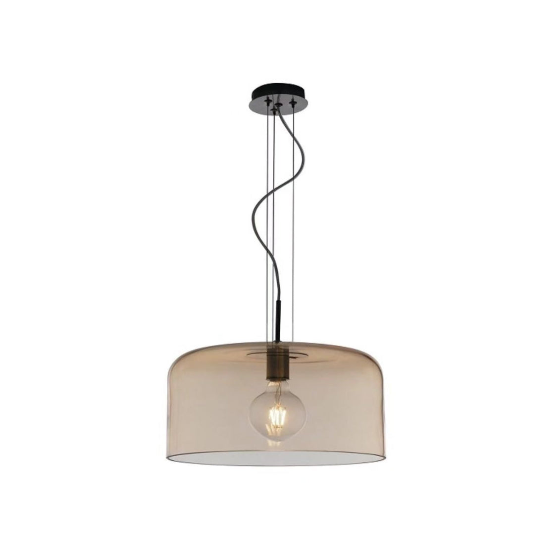 Luce Design Clear Glass Pendant Light