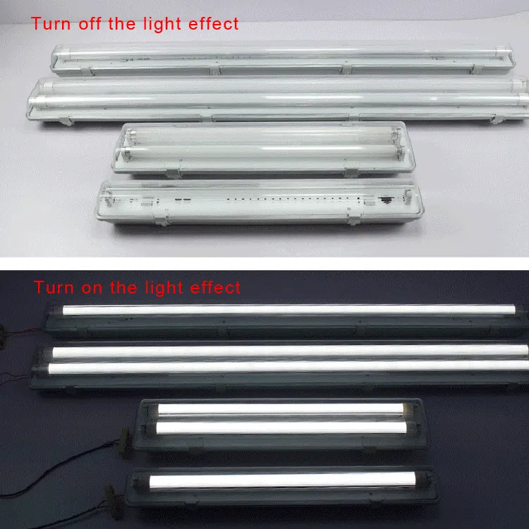 Empty Tube Light Fixture Waterproof