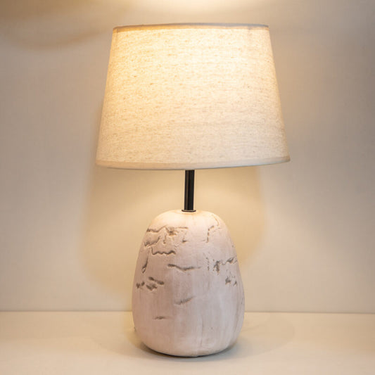 Vintage Concrete Ceramic Table Lamp