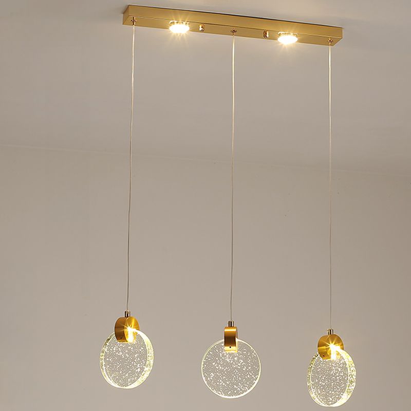 Modern Crystal Ring Chandelier