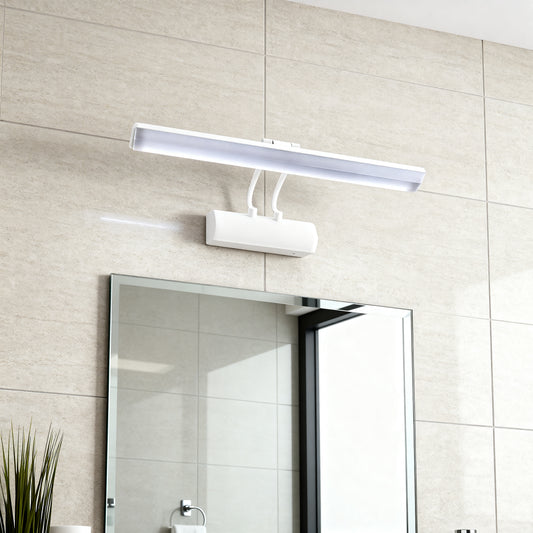 White Linear Mirror Light