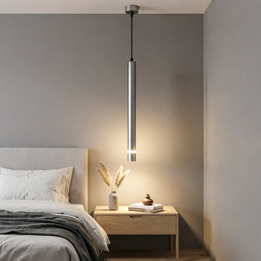 Modern Cylinder Pendant Light 12W