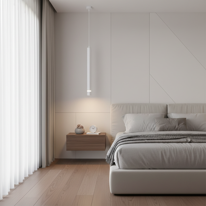 Modern Cylinder Pendant Light 12W