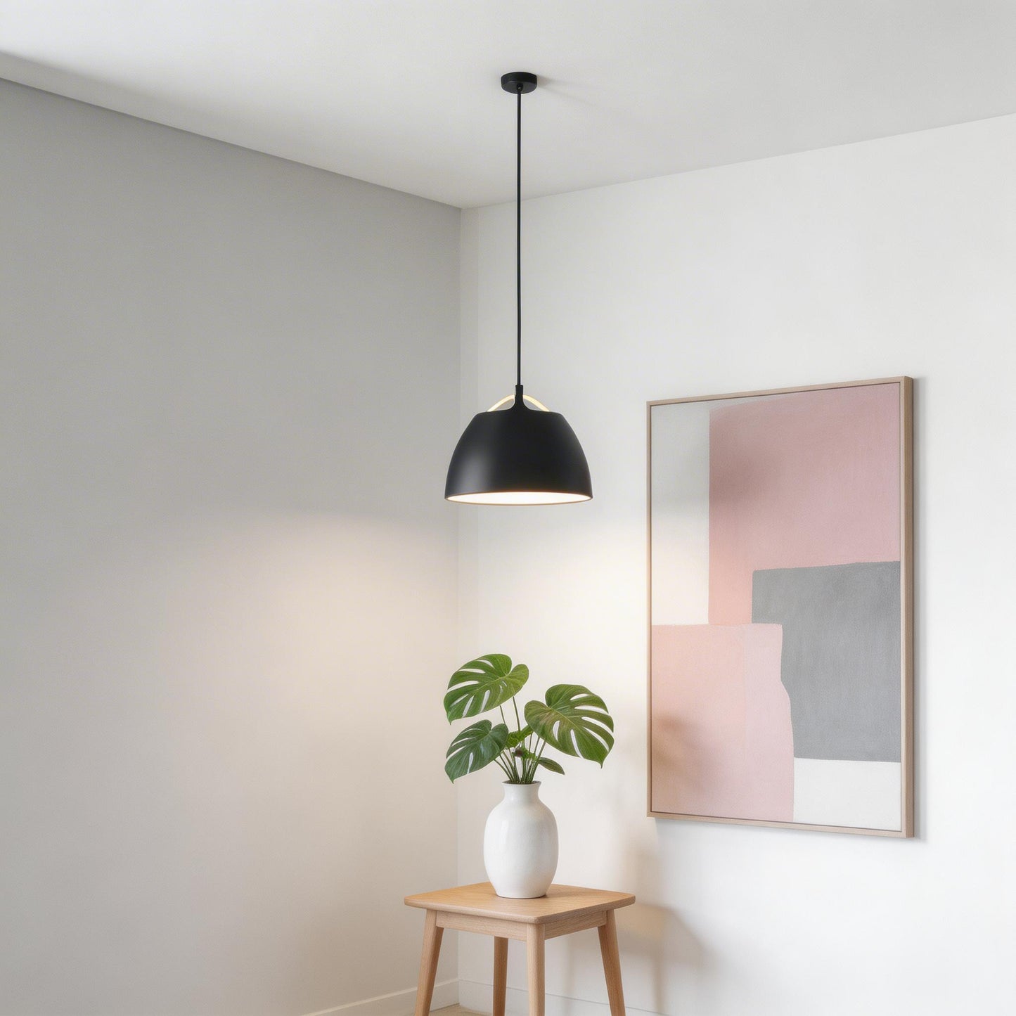 Modern Simple Pendant Light Halo Design