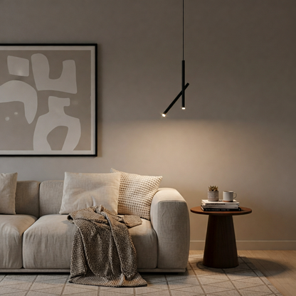 Adjustable Double Head Cylinders Pendant Light