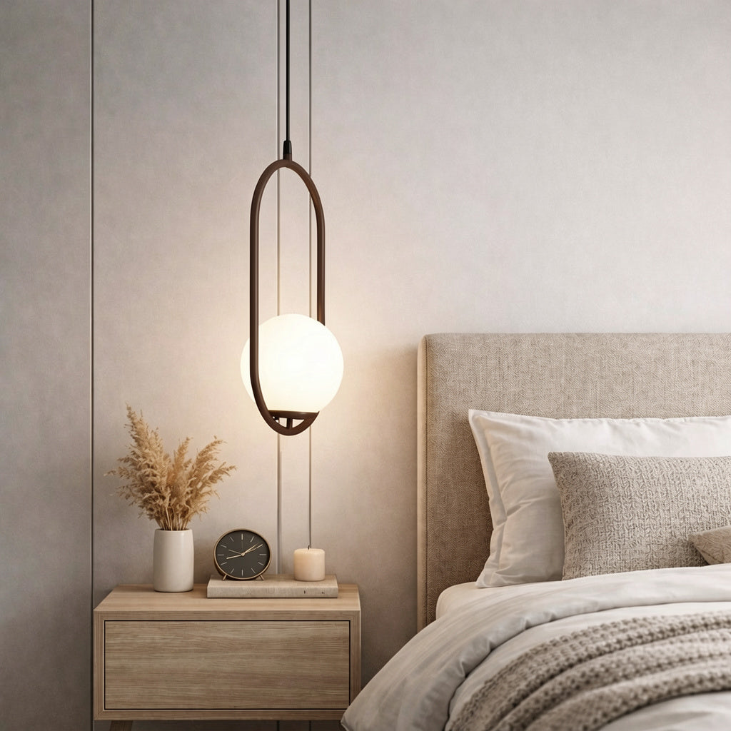 Glass Shade Drop Pendant Light