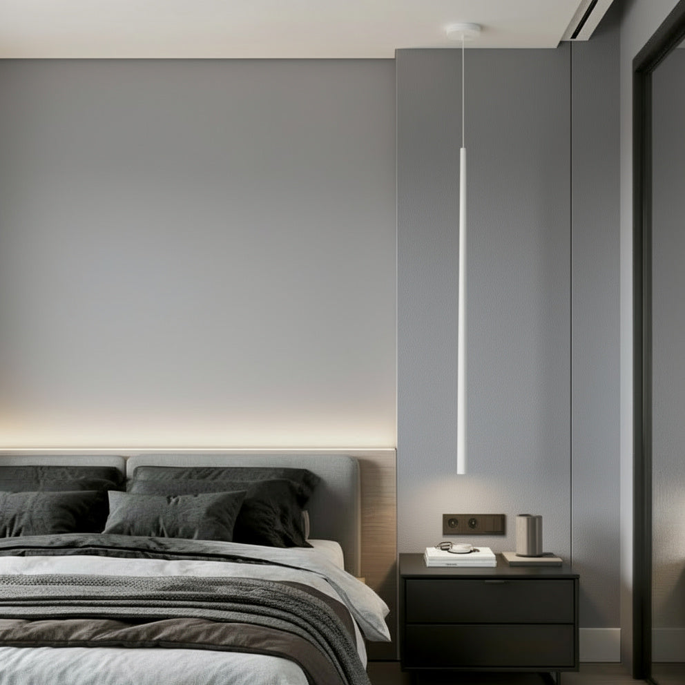 Tall Cylinder Pendant Light
