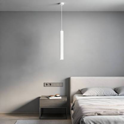 Simple Rectangular Style Cylinder Pendant Light