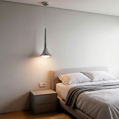 Modern Tapered Flute Led Pendant Light