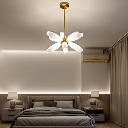 Art Glass Flower Shape Chandelier