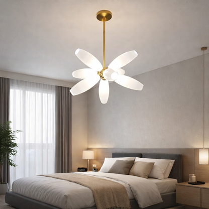 Art Glass Flower Shape Chandelier
