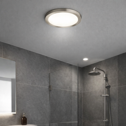 Modern Round Downlight With Brushed Finish