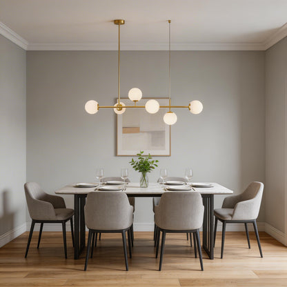 Modern Moonlit Branch Chandelier