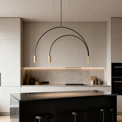 Modern Arc Style Chandelier
