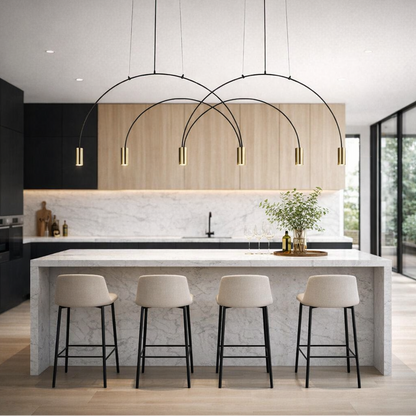 Modern Arc Style Chandelier