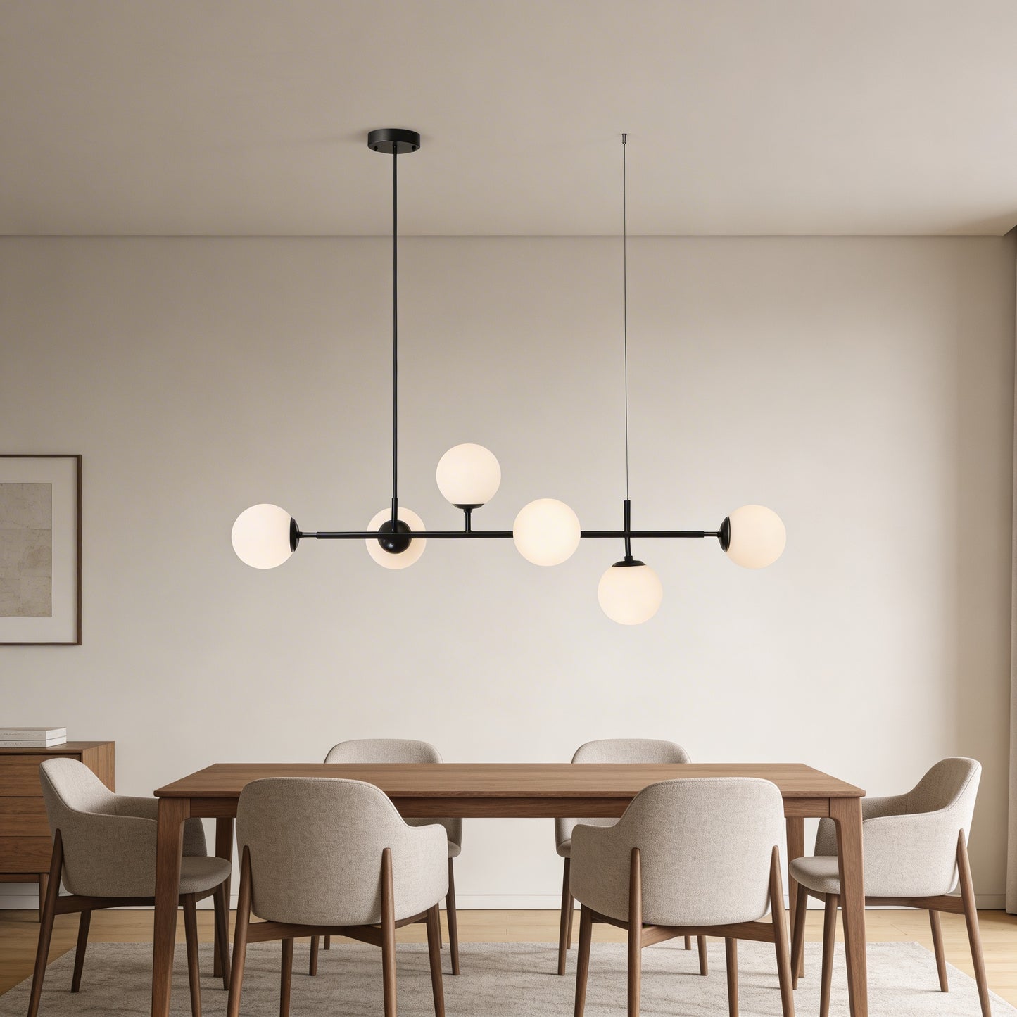 Modern Moonlit Branch Chandelier