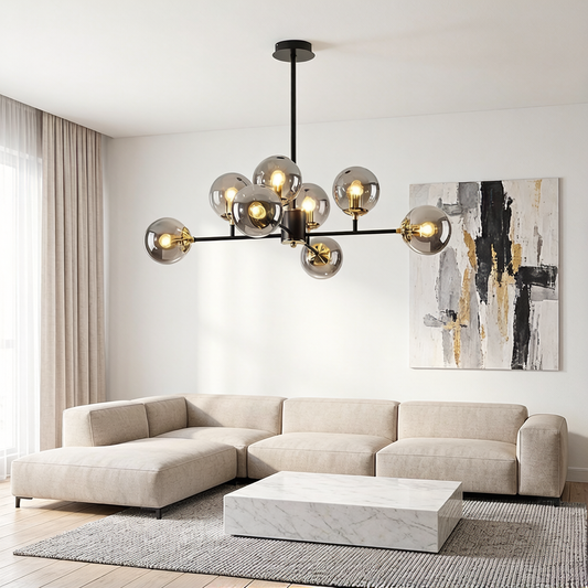 Modern  Molecule Style Chandelier