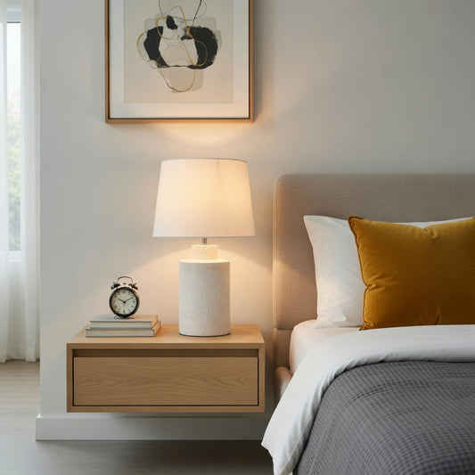 Modern Sandshell Style Table Lamp
