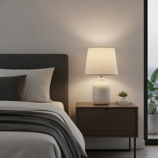 Modern Pumice Glow Table Lamp