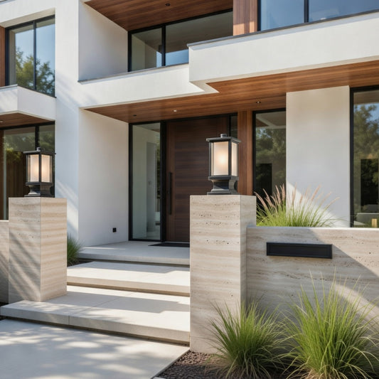 Modern Vesper Outdoor Pillar Light