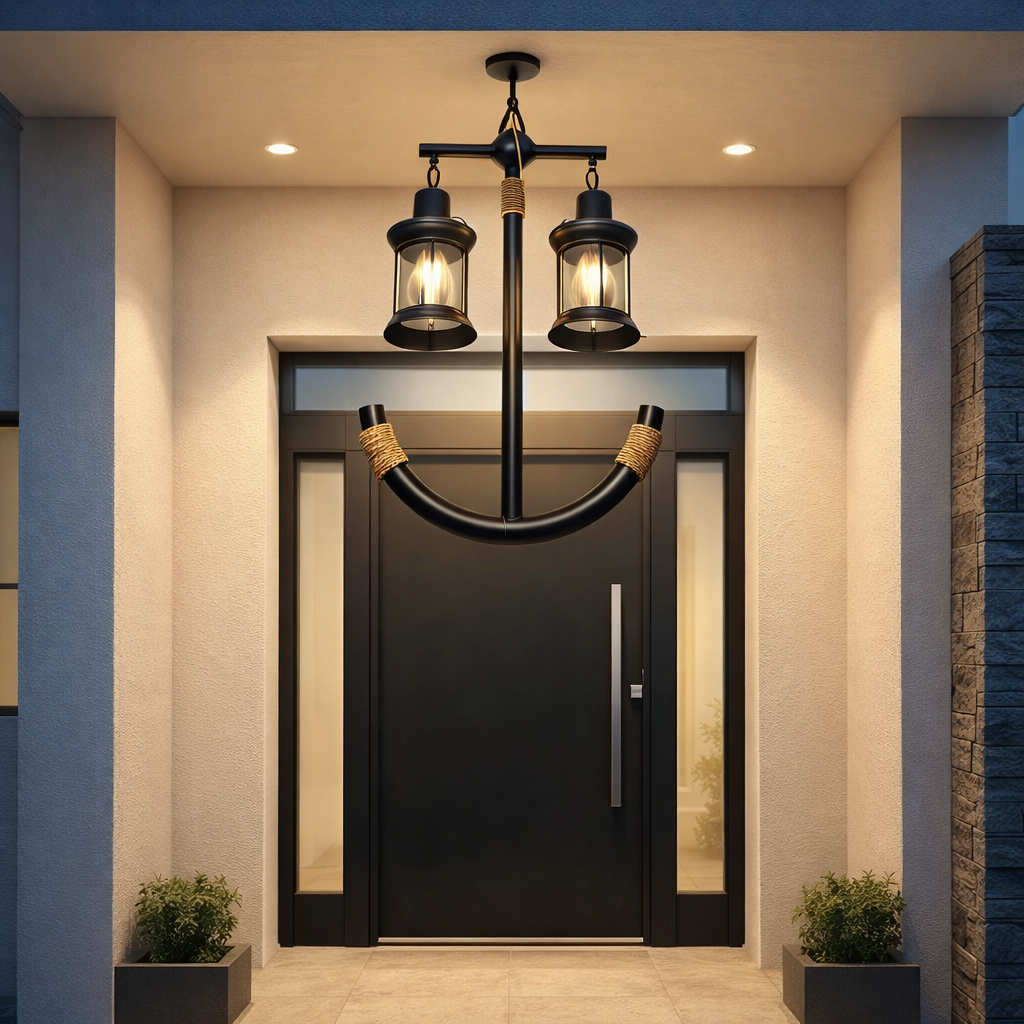 Modern Nautical Knot Style Pendant Light