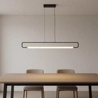 Modern Loop Linear Pendant Light