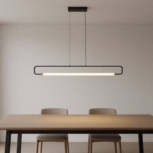 Modern Loop Linear Pendant Light