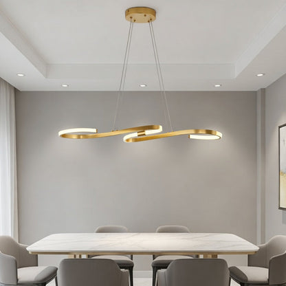 Modern Snake shape Led Chandelier