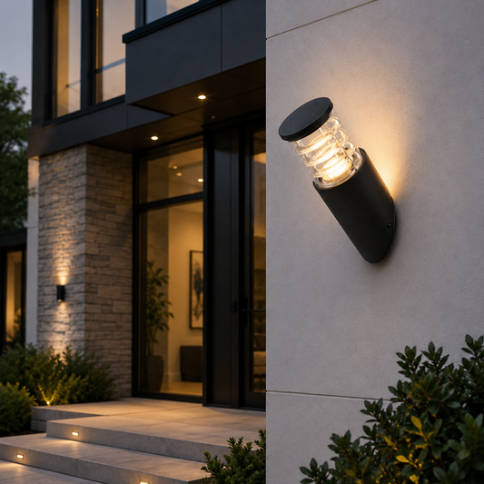 Flat & Bombe Outdoor Wall Lamp