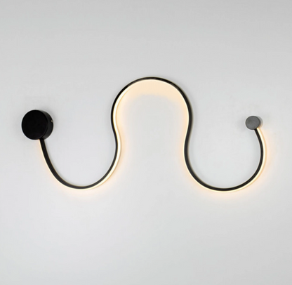 Wall Light Snake Shape 55cm