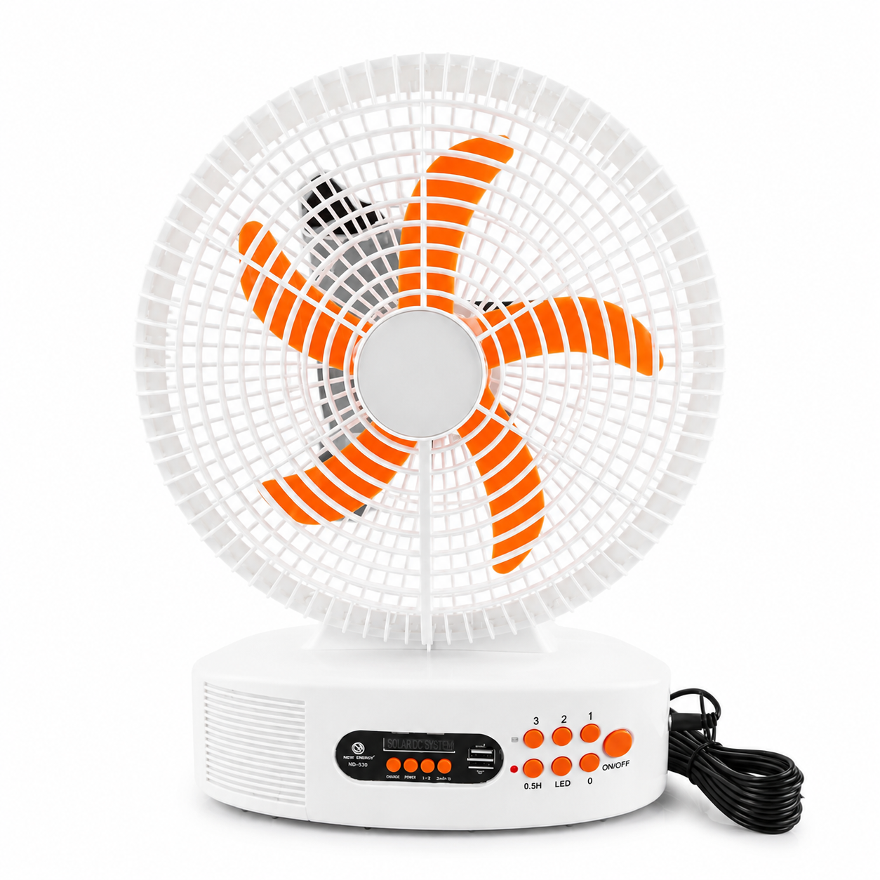 Solar & Rechargeable Table Fan