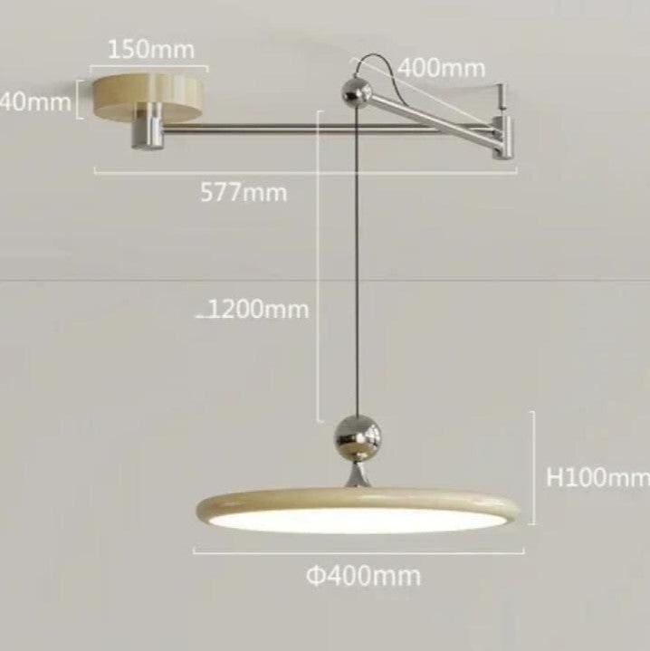 Adjustable Swing Arm UFO Led Pendant Light