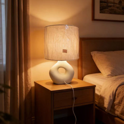 Oasis Loop Glow Ceramic Table Lamp
