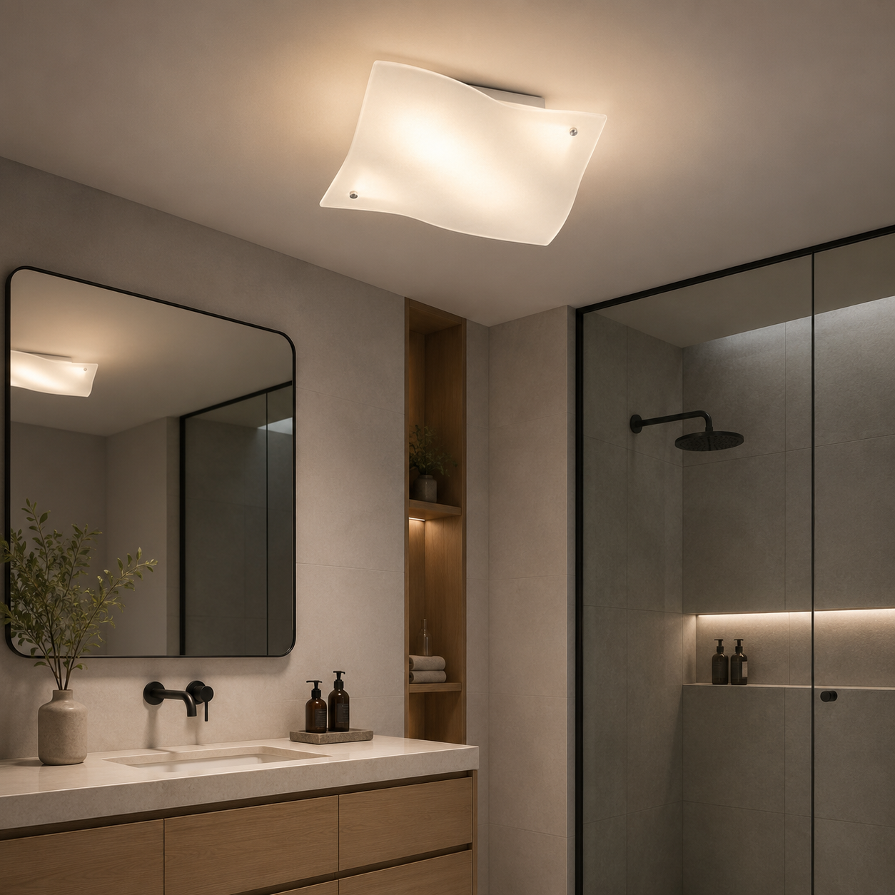 Wave Glow Ceiling Light