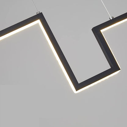 Creative Half Rectangles Led Chandelier