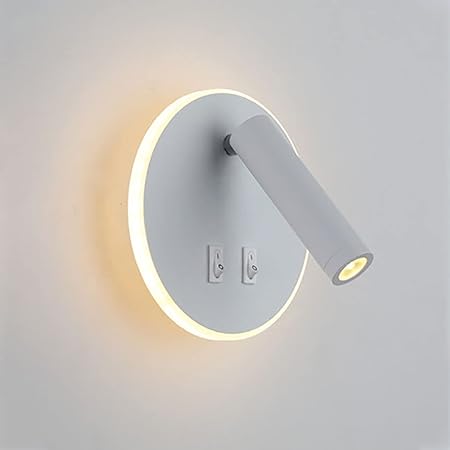 Decorative Wall Lamp Round Shape With Switch