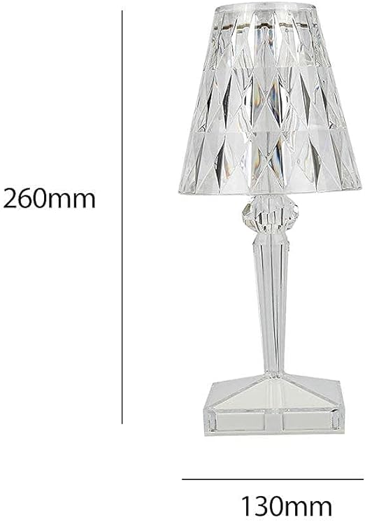 Diamond Table Lamp with USB Charging