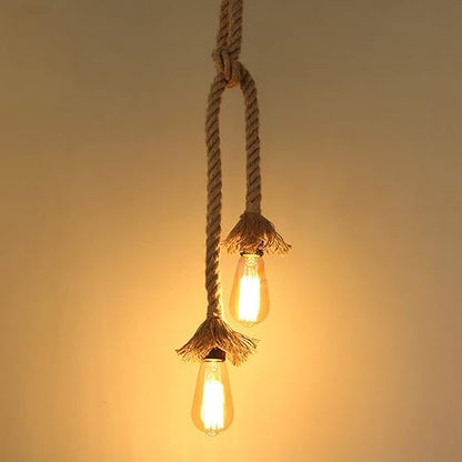 Vintage Rope Pendant Light