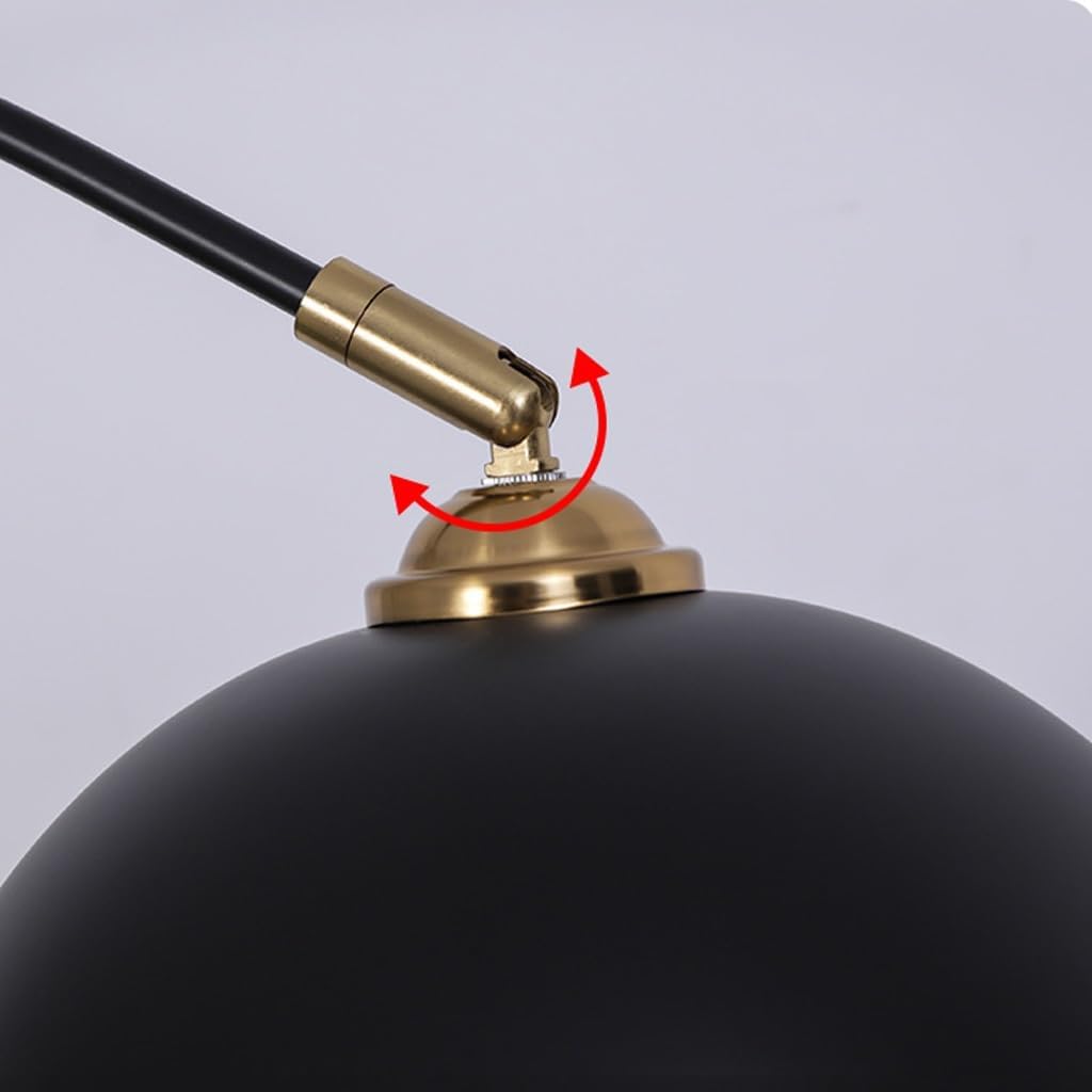 Modern Black Industrial Floor Lamp