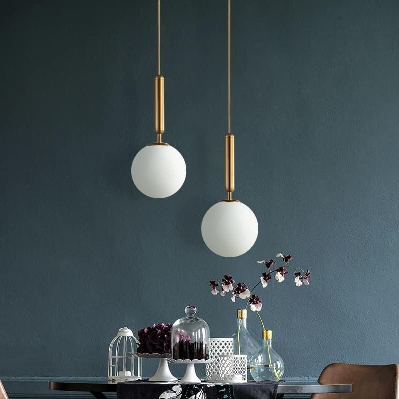 Modern Glass Globe Pendant Light