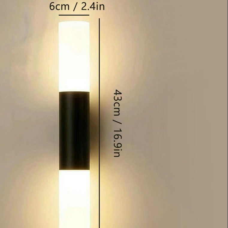 Outdoor Thin Cylinder Wall Lamp