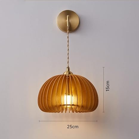 Decorative Pumpkin Lampshade Wall Lamp