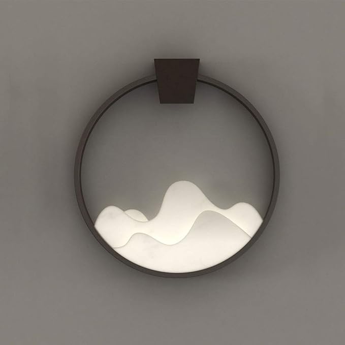 Mountain Scene Wall Lamp
