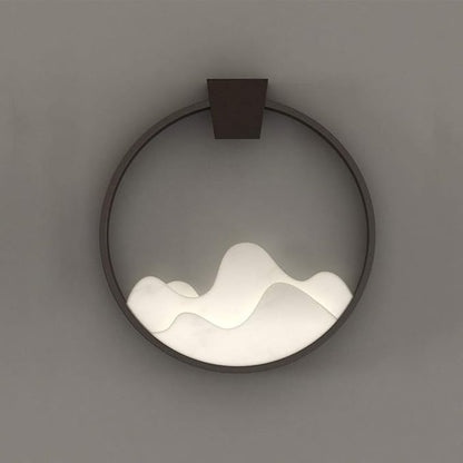Mountain Scene Wall Lamp