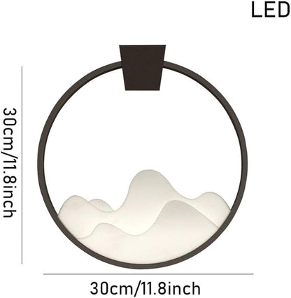 Mountain Scene Wall Lamp