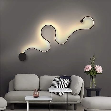 Wall Light Snake Shape 125cm