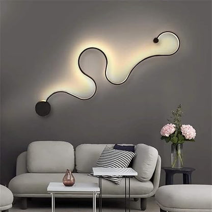 Wall Light Snake Shape 125cm