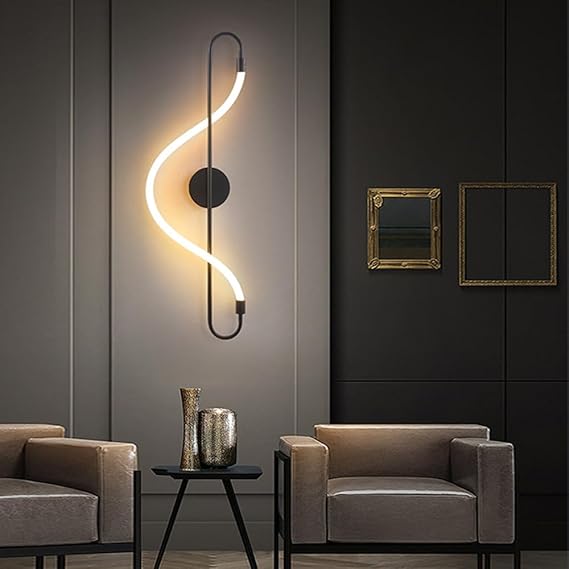 Musical Note Shaped Wall Lamp